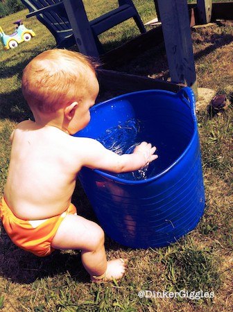 Playing in Water