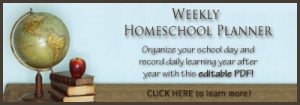 printable homeschool chore chart planner